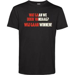 T-shirt kind Wij gaan winnen! | Feyenoord Supporter | Shirt Kampioen | Kampioensshirt | Zwart | maat 140